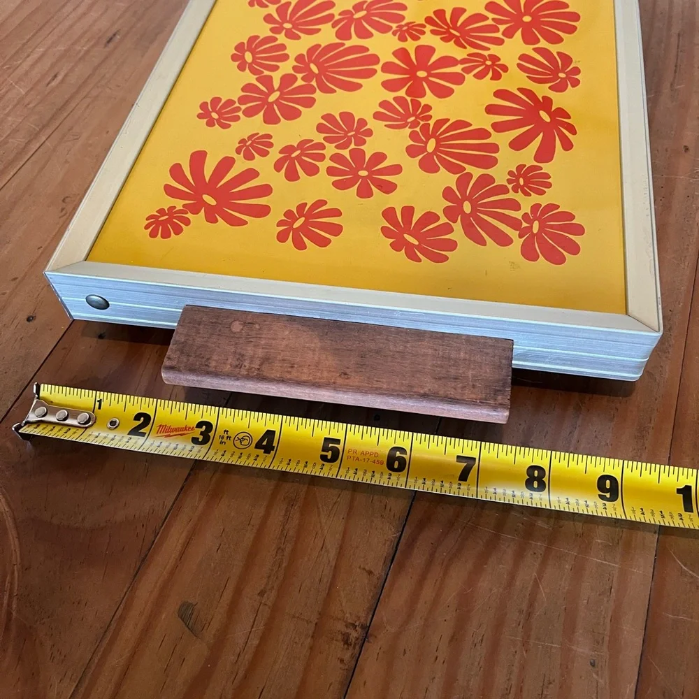 Vintage Cornwall Hot Electric Tray 60’s-70’s Floral Pattern - Picture 15 of 16